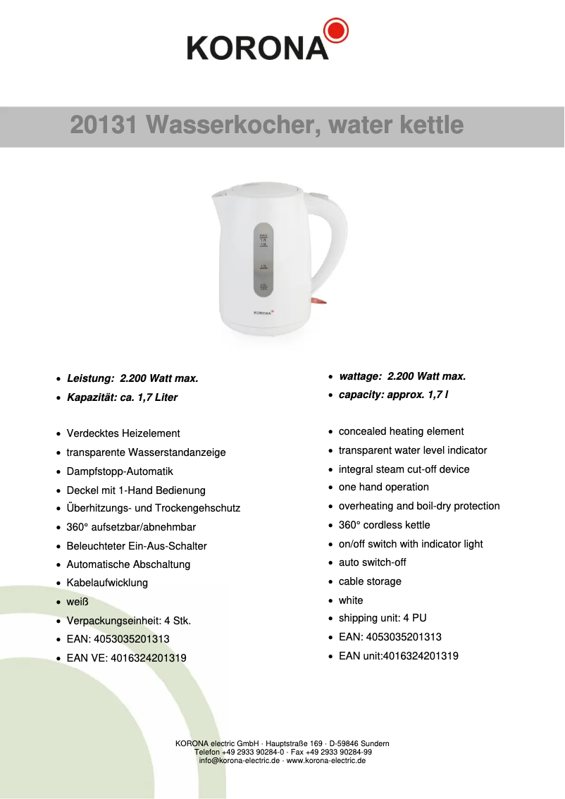 Image de la première page du manuel de l'appareil 20131