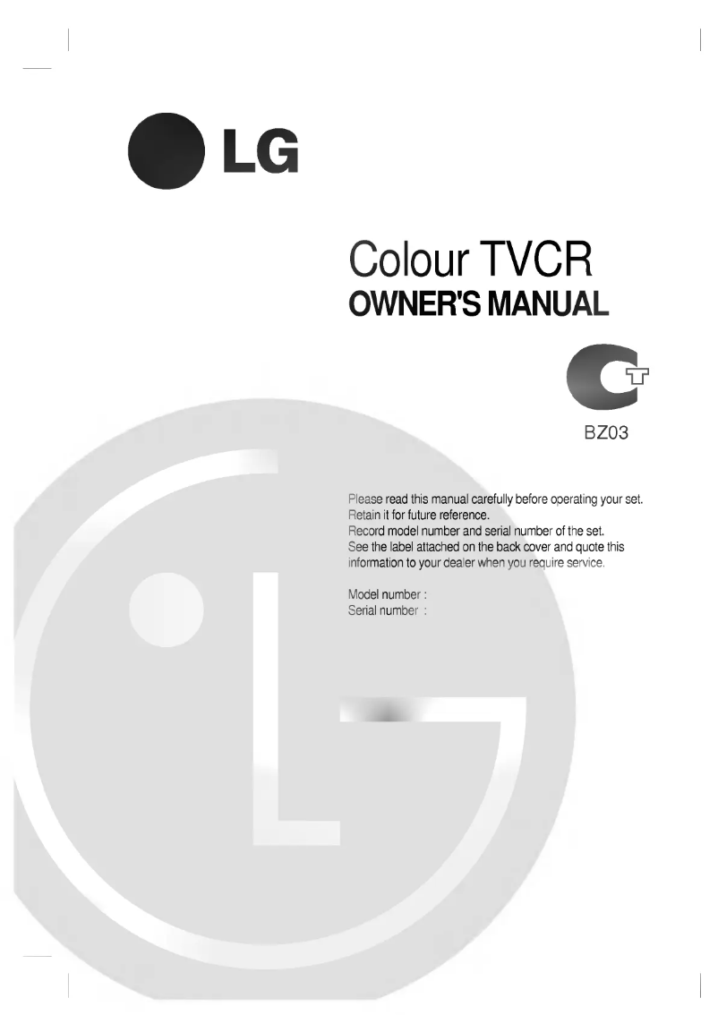Página 1 del manual Manual de usuario LG KF-15FA92B