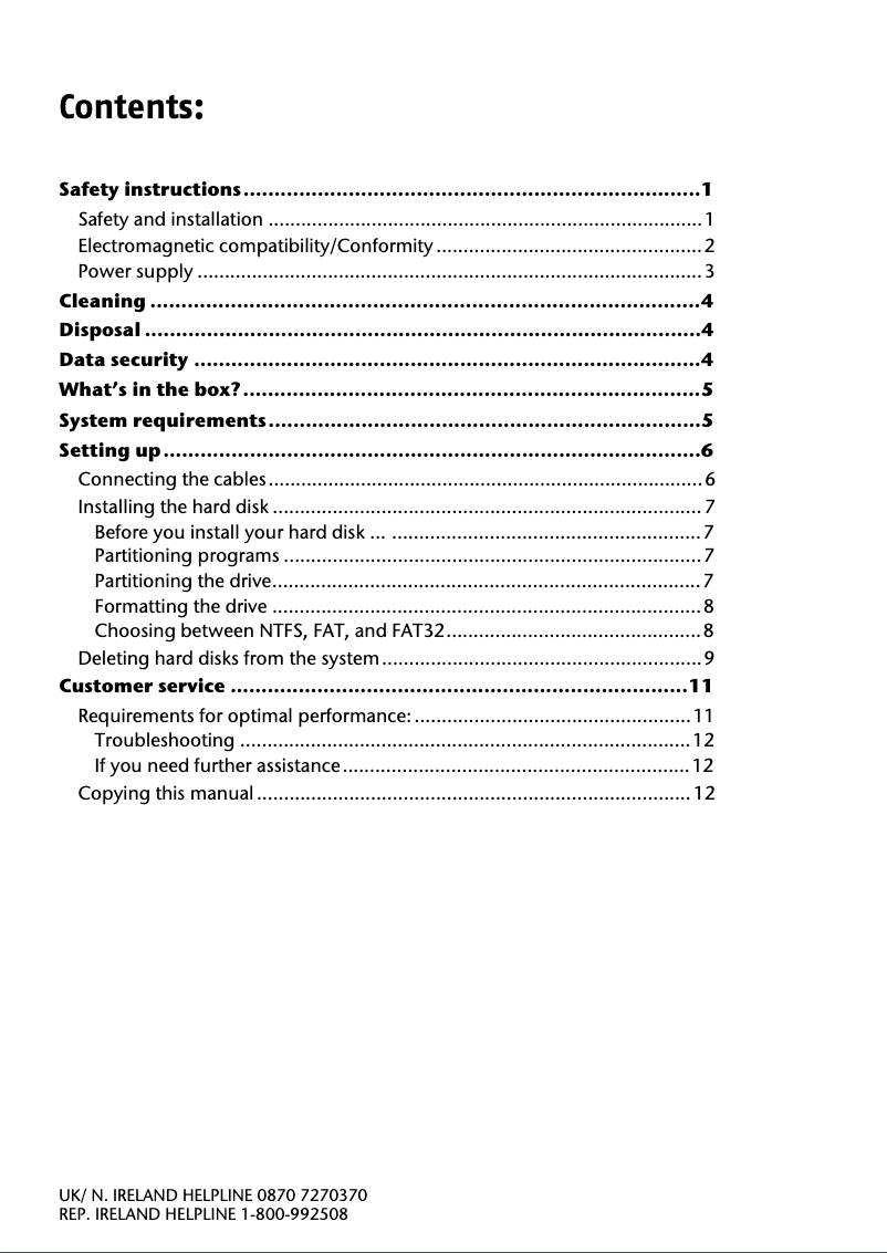 Image de la première page du manuel de l'appareil S92012 (MD 97711)