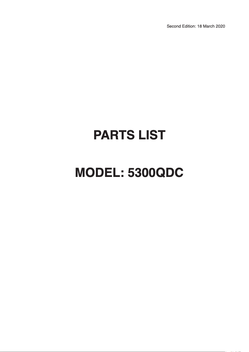 Image de la première page du manuel de l'appareil 5300QDC