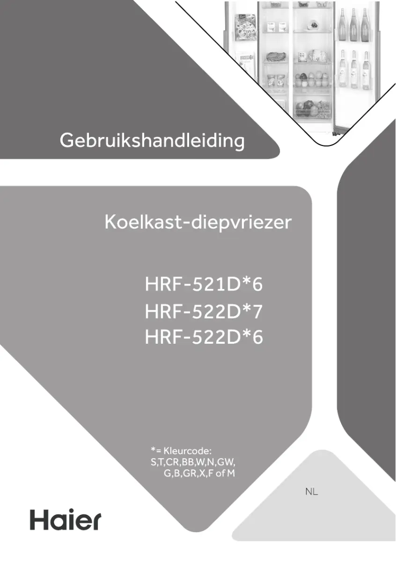 Image de la première page du manuel de l'appareil HRF-522DG7