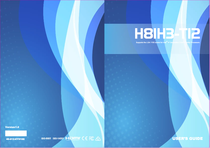 Page n°1 - Manuel utilisateur ECS H81H3-TI2