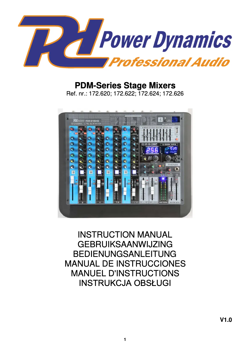 Image de la première page du manuel de l'appareil PDM-S804