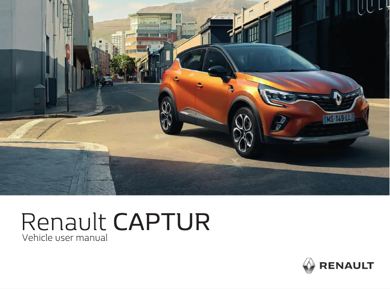 Page 1 de la notice Manuel utilisateur Renault Captur (2021)
