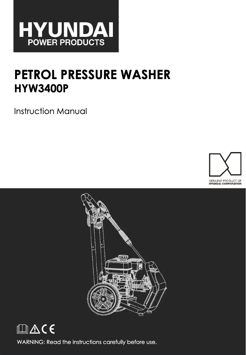 Image de la première page du manuel de l'appareil HYW3400P