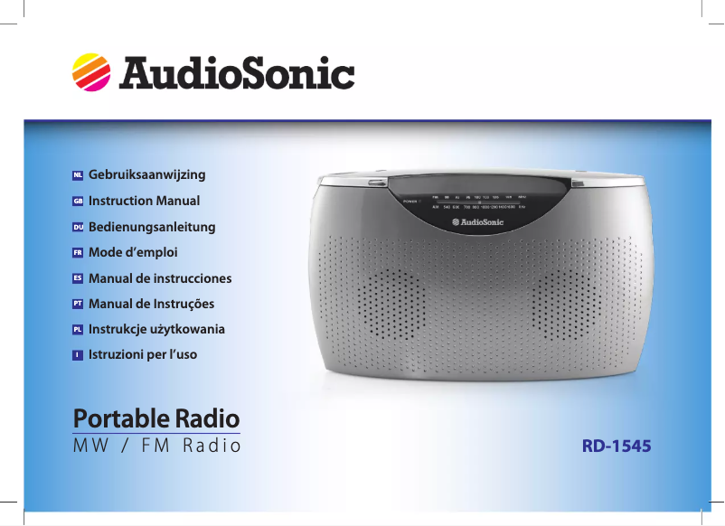 Image de la première page du manuel de l'appareil RD-1545