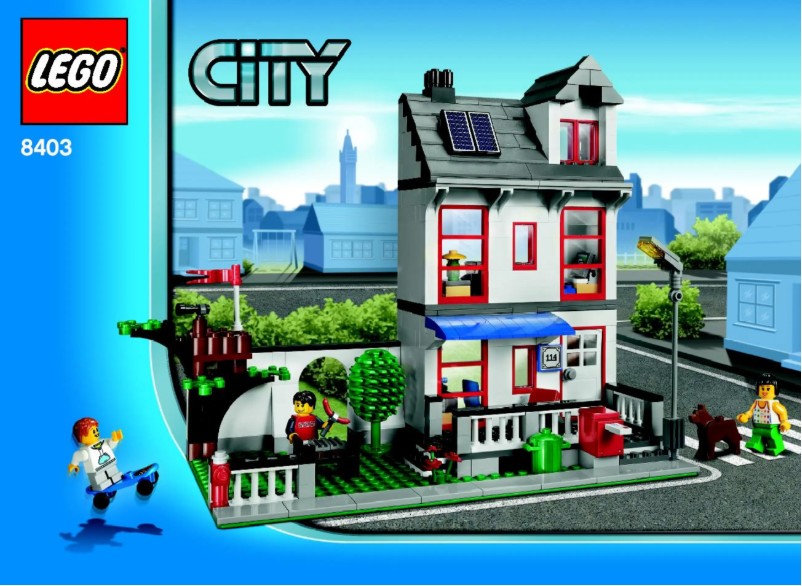 Page 1 de la notice Manuel utilisateur Lego City House