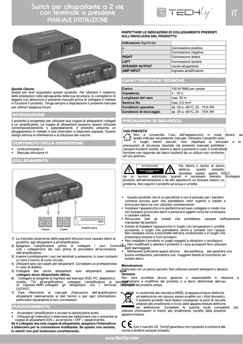 Page 1 de la notice Manuel utilisateur Techly IDATA AU-266