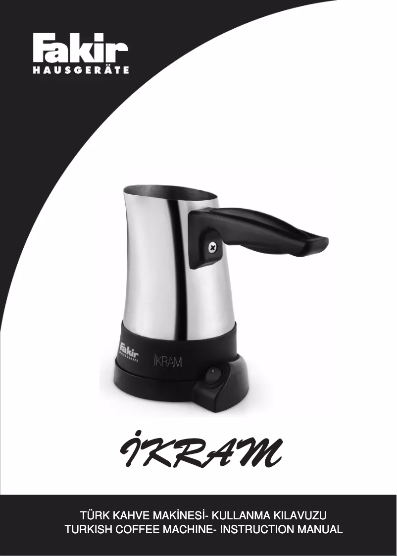 Page 1 de la notice Manuel utilisateur Fakir Ikram