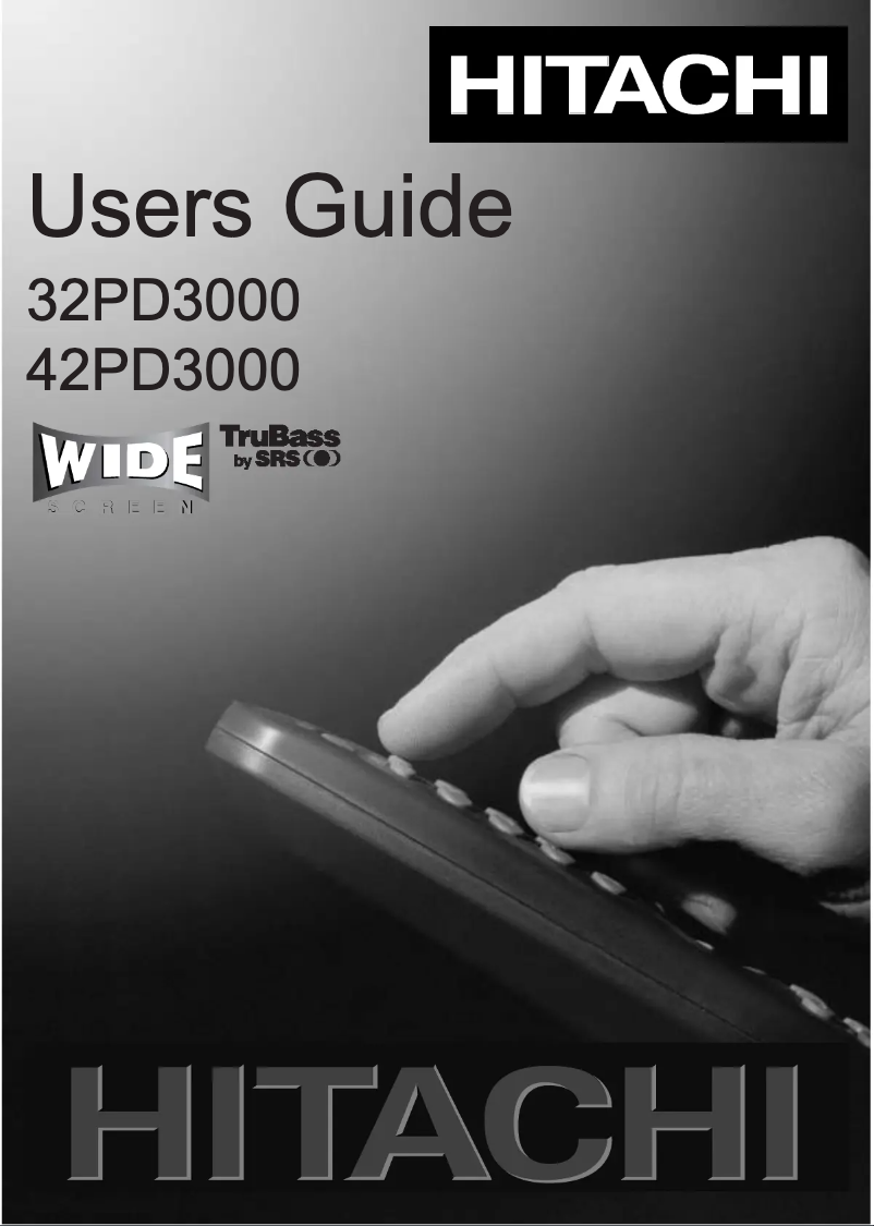 Image de la première page du manuel de l'appareil 32PD3000