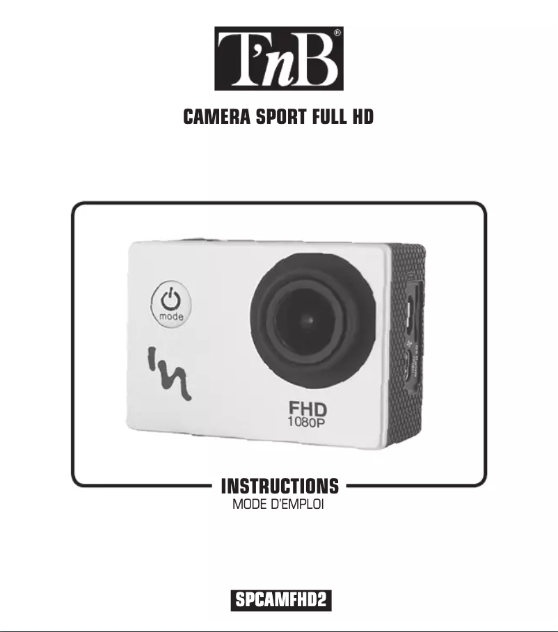 Page n°1 - Manuel utilisateur T'nB SPCAMFHD2