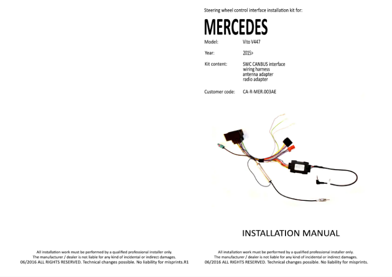Página 1 del manual Manual de usuario Pioneer CA-R-MER.003AE