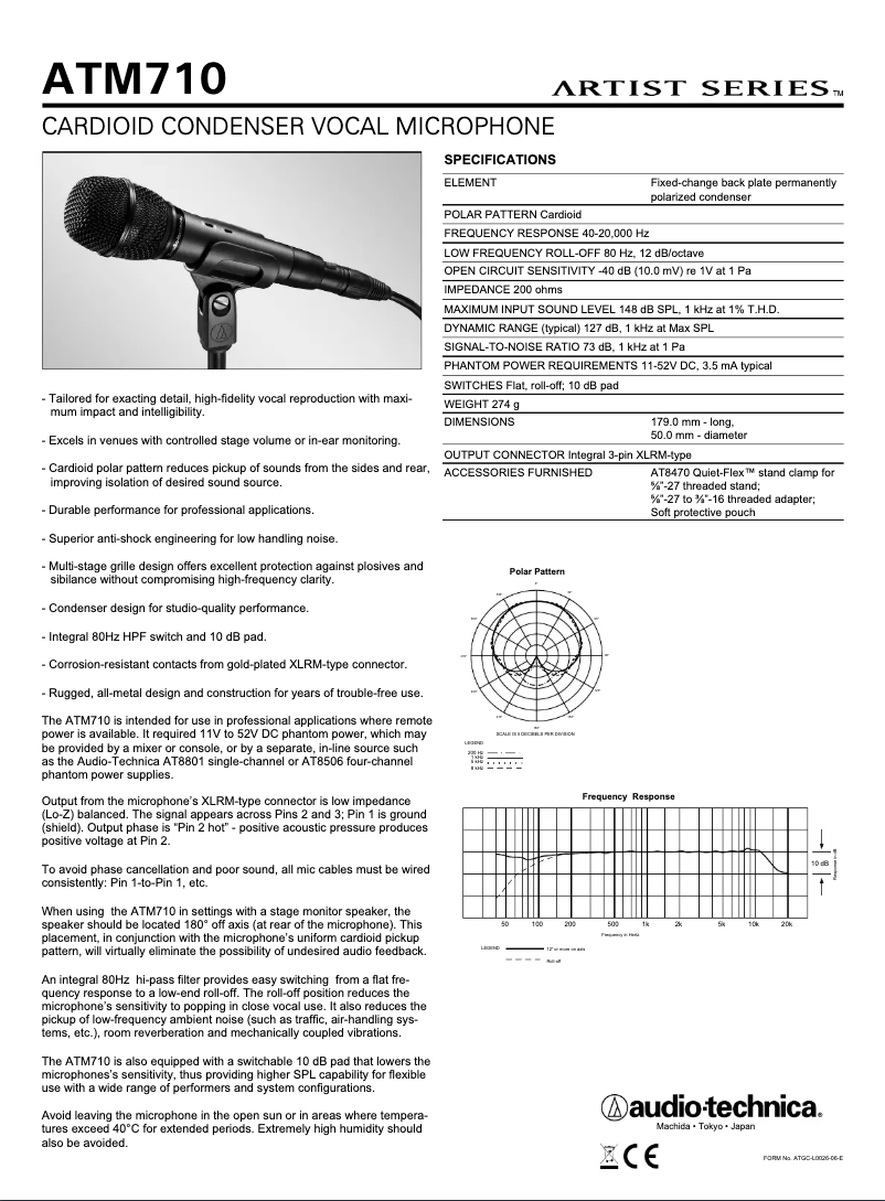 Imagen de la primera página del manual del dispositivo ATM710