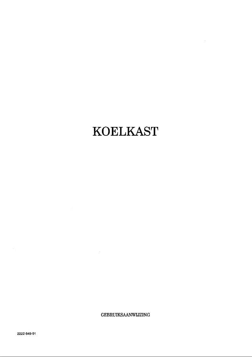 Page n°1 - Manuel utilisateur Frigidaire R 1464 T