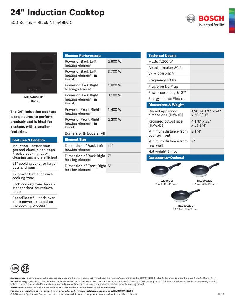 Image de la première page du manuel de l'appareil NIT5469UC