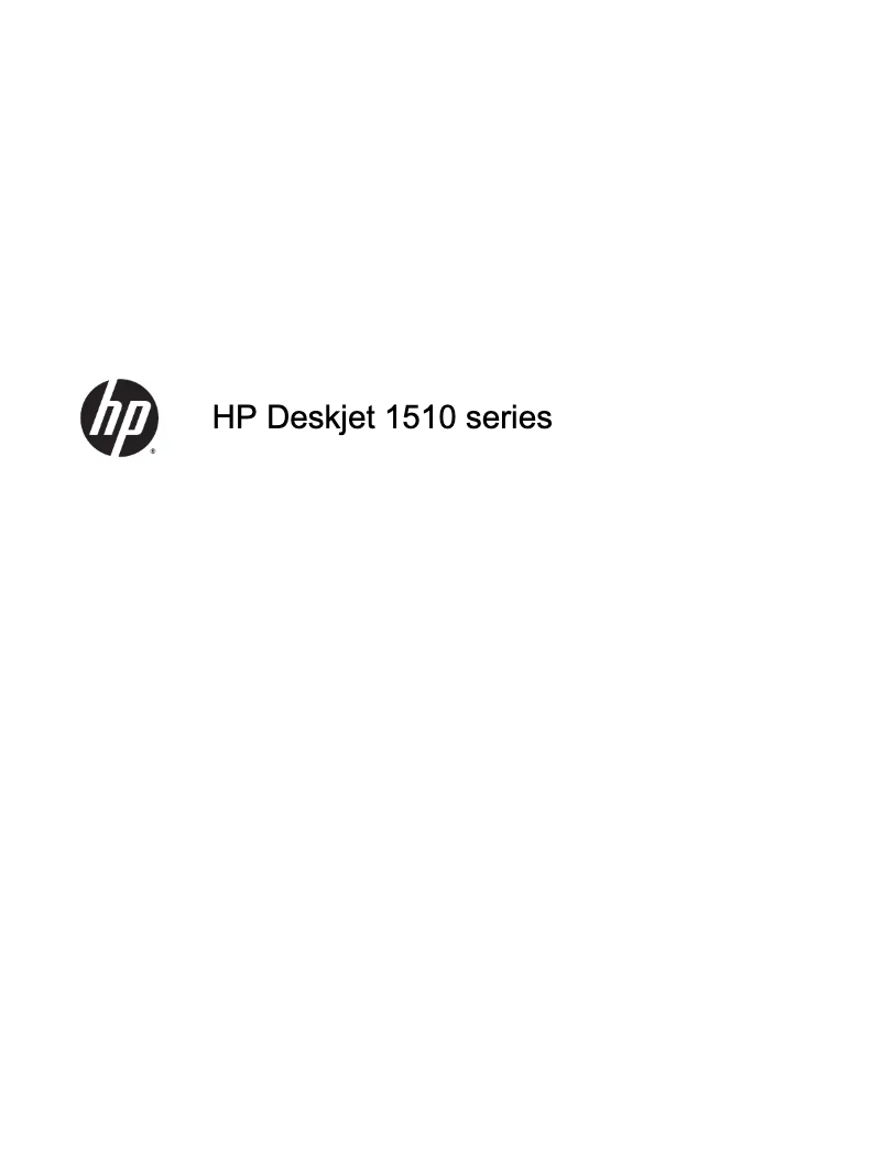 Image de la première page du manuel de l'appareil Deskjet 1512