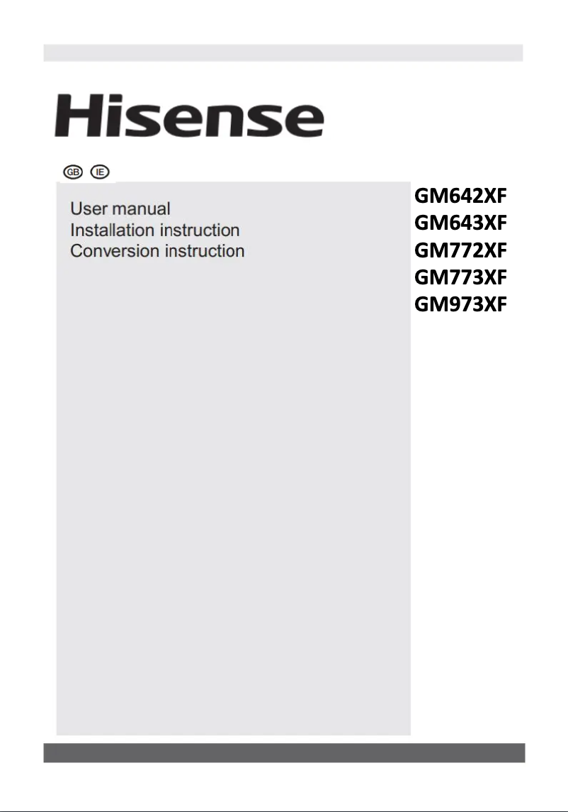 Image de la première page du manuel de l'appareil GM643XF