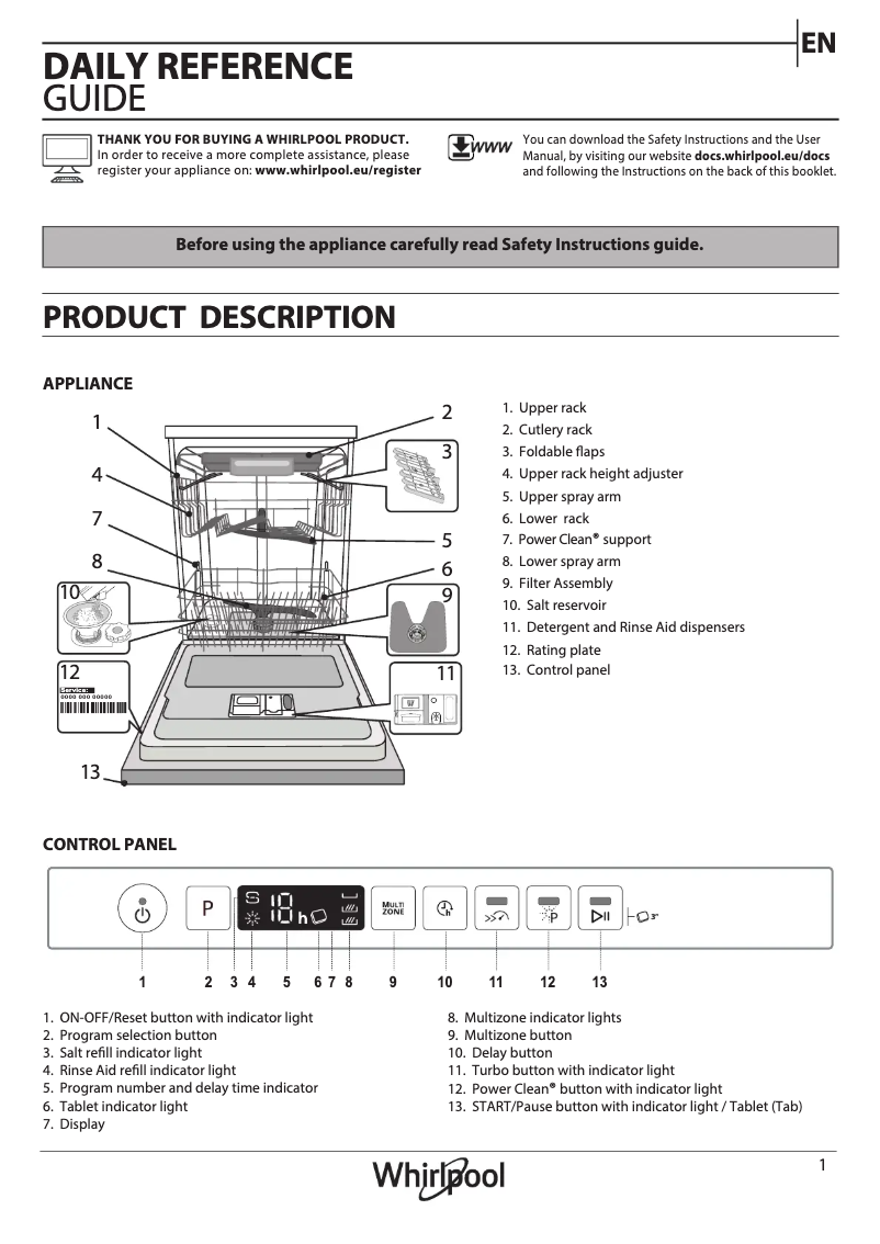 Image de la première page du manuel de l'appareil WIO 3P33 PL