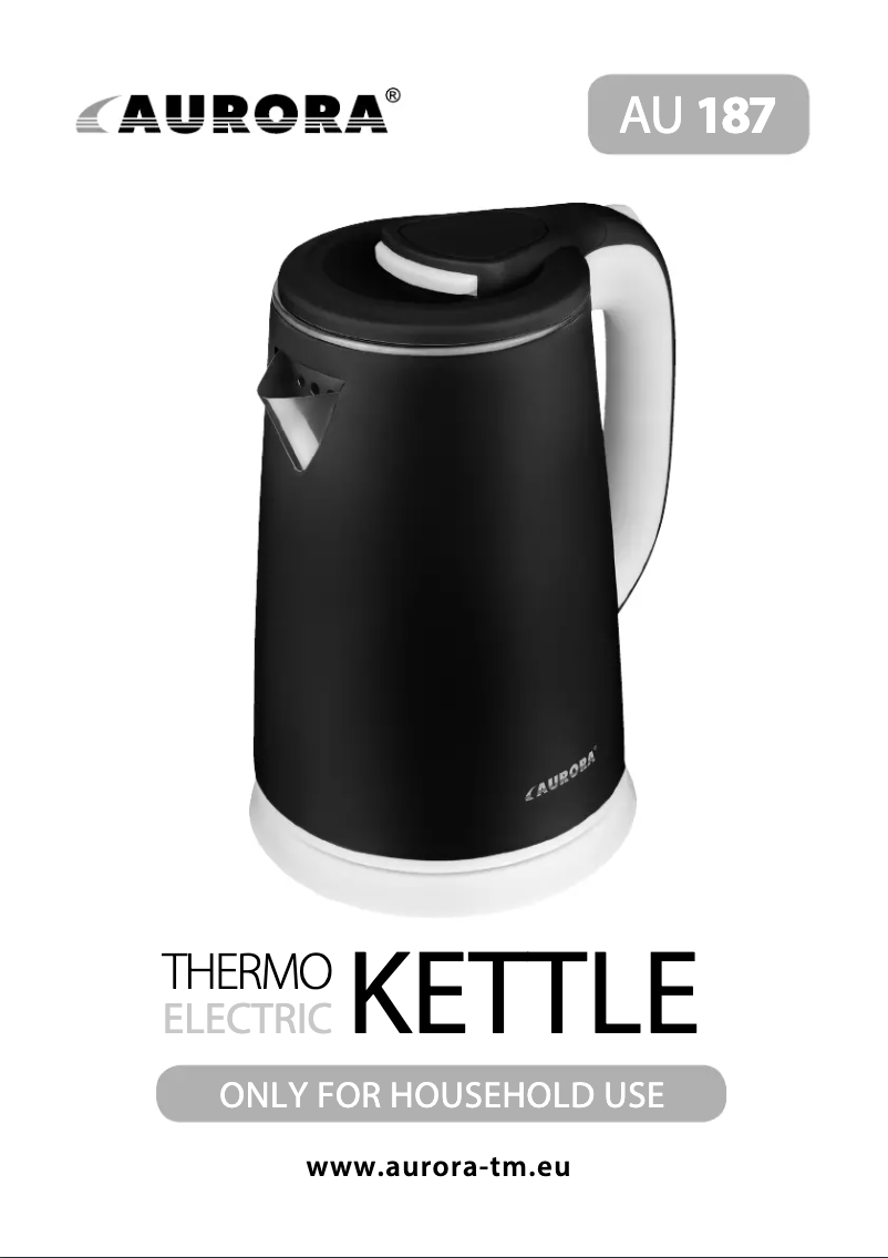 Image de la première page du manuel de l'appareil AU187