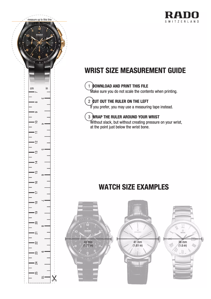 Page n°1 - Mode d'emploi Rado The Original Automatic R12065403