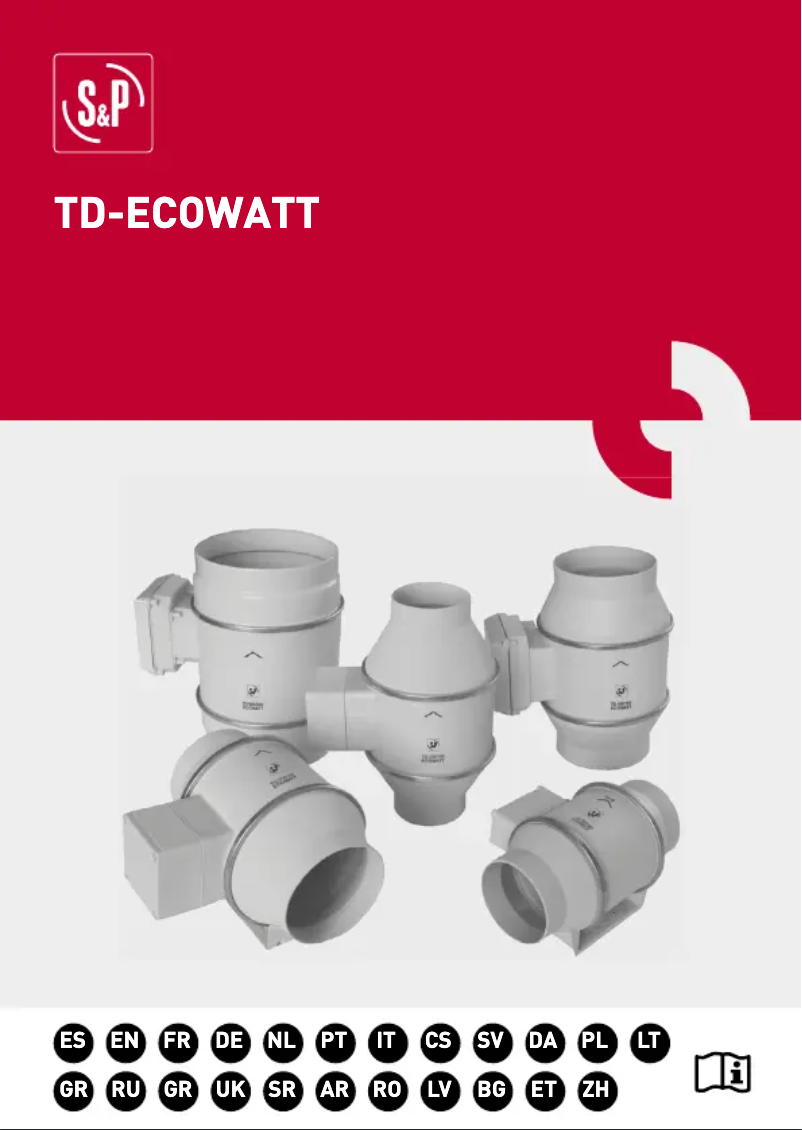 Image de la première page du manuel de l'appareil TD-ECOWATT