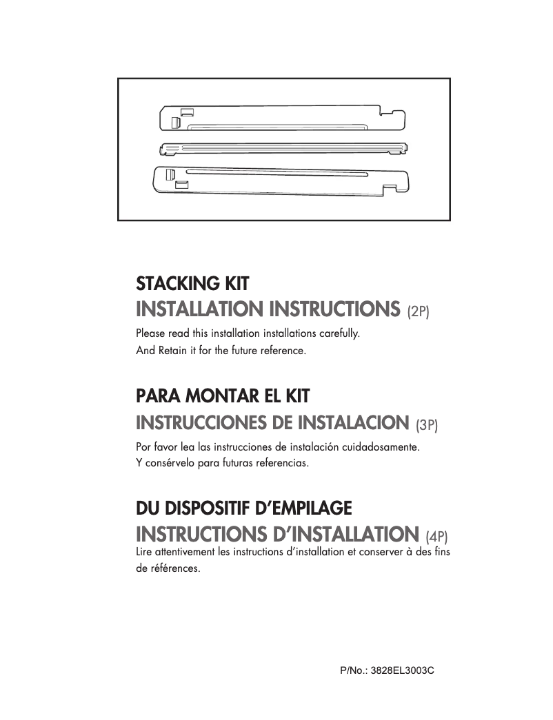 Page 1 de la notice Manuel utilisateur LG KSTK2