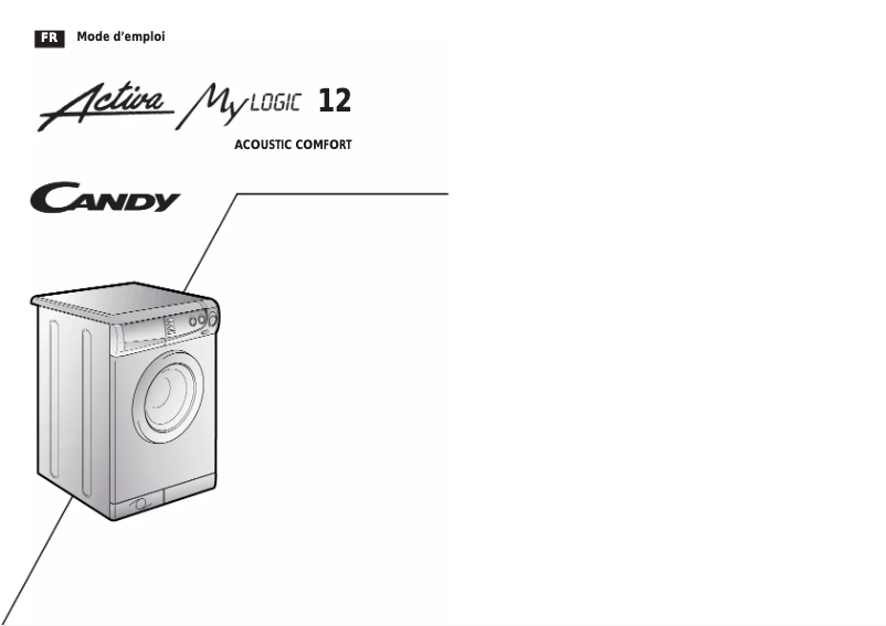 Page 1 de la notice Manuel utilisateur Candy LB ACTML12FR