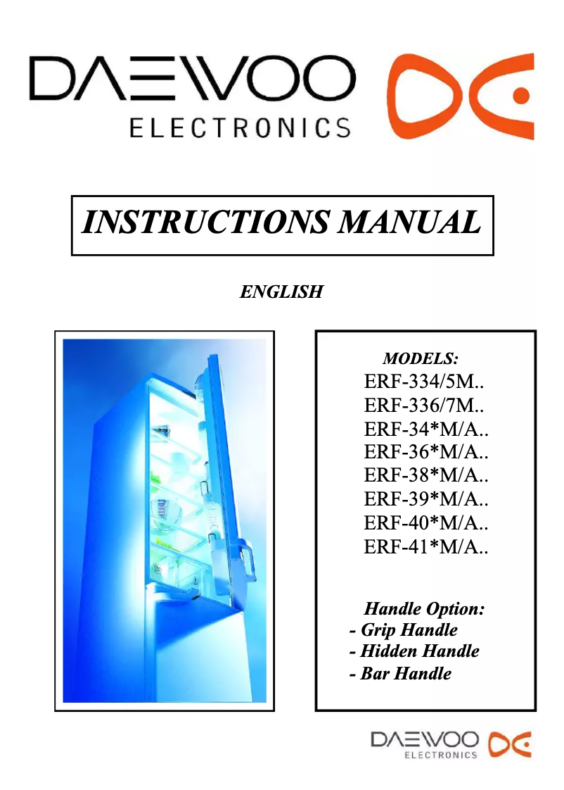 Image de la première page du manuel de l'appareil RF366M