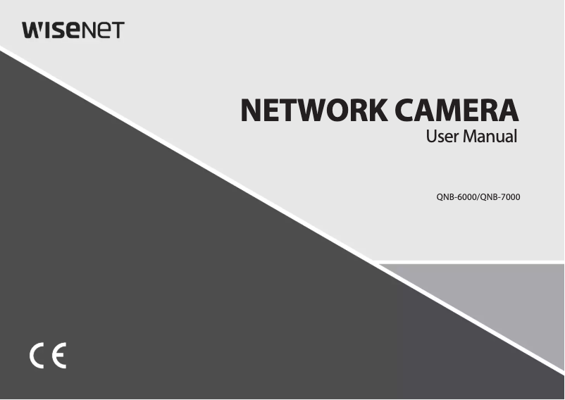 Page 1 de la notice Manuel utilisateur Hanwha QNB-6000