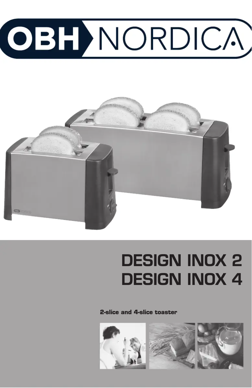 Page n°1 - Manuel utilisateur OBH Nordica Design Inox 4
