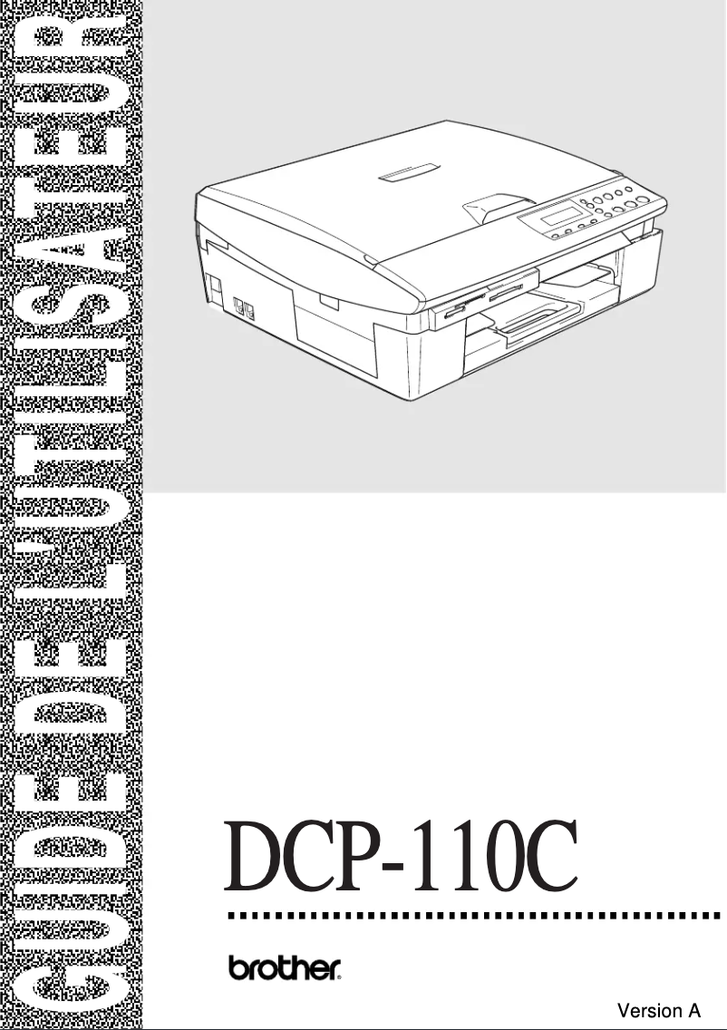 Page n°1 - Manuel utilisateur Brother DCP-110C