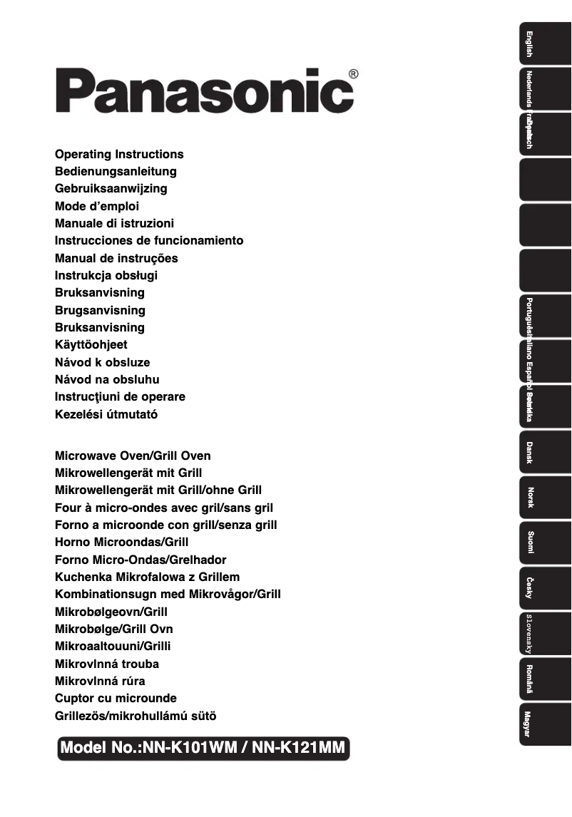 Page 1 de la notice Manuel utilisateur Panasonic NN-K101WM