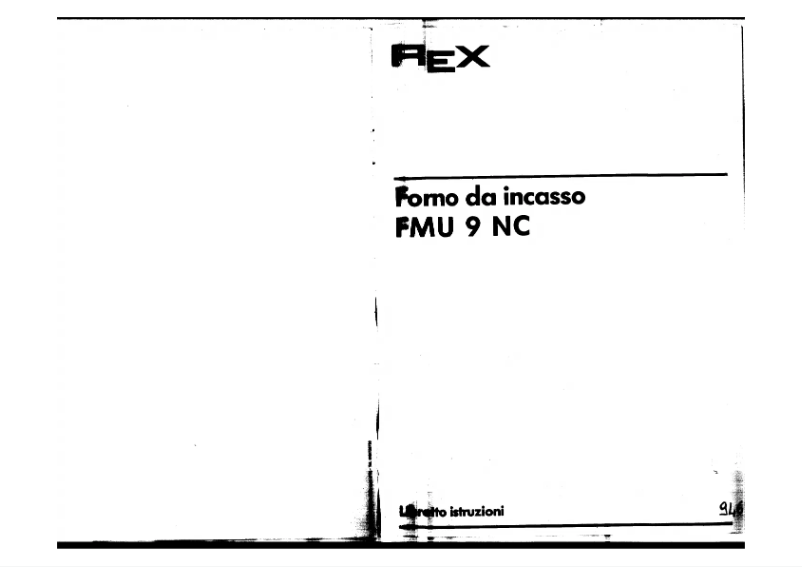 Image de la première page du manuel de l'appareil FMU9NC