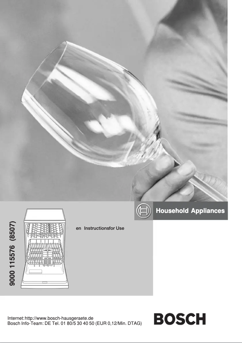 Page n°1 - Manuel utilisateur Bosch SGU45M45EP