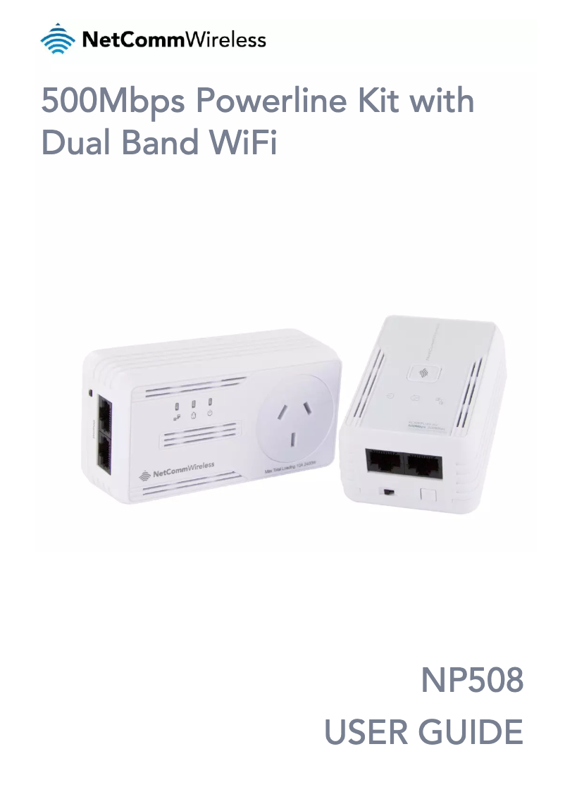 Image de la première page du manuel de l'appareil NP508