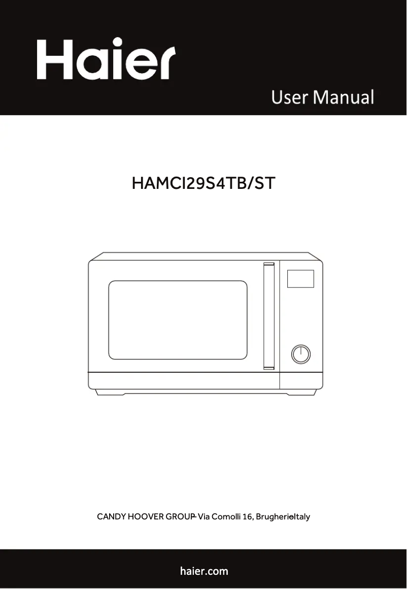 Page n°1 - Manuel utilisateur Haier HAMCI29S4TB