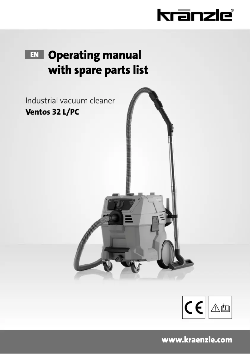 Page 1 de la notice Manuel utilisateur Kränzle Ventos 32 L/PC