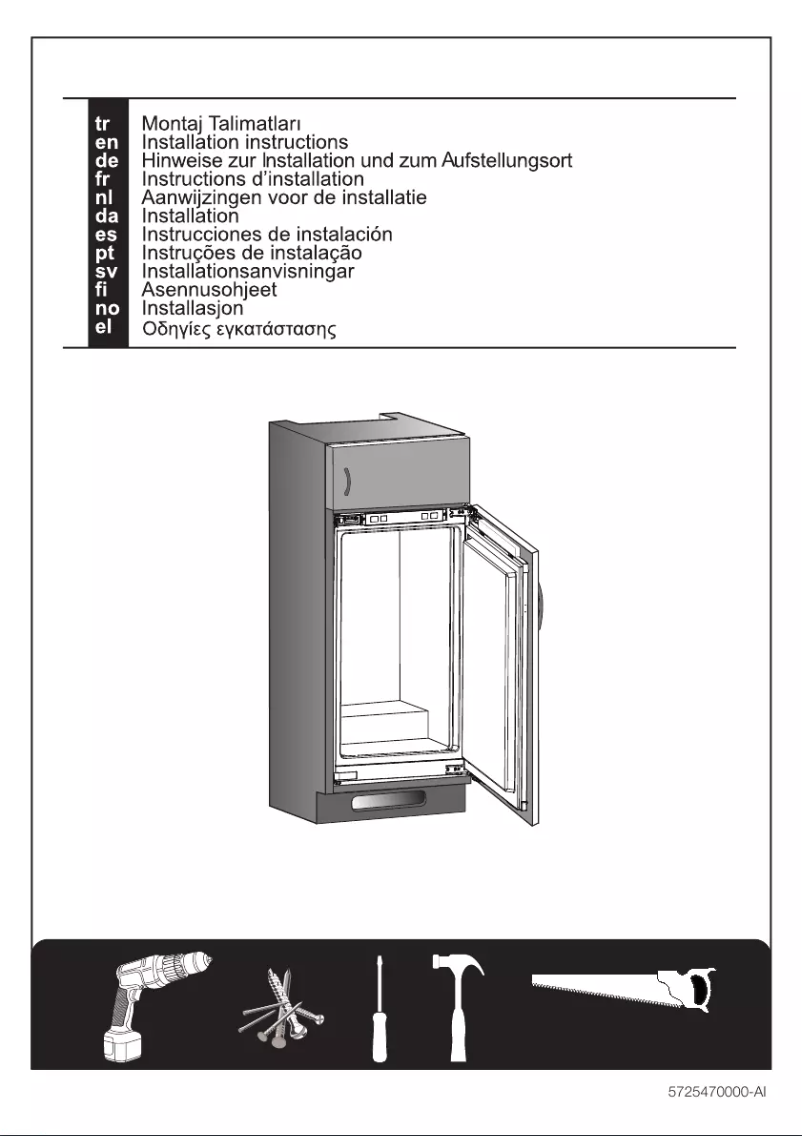 Page n°1 - Instructions / montage Grundig GTNI 10320