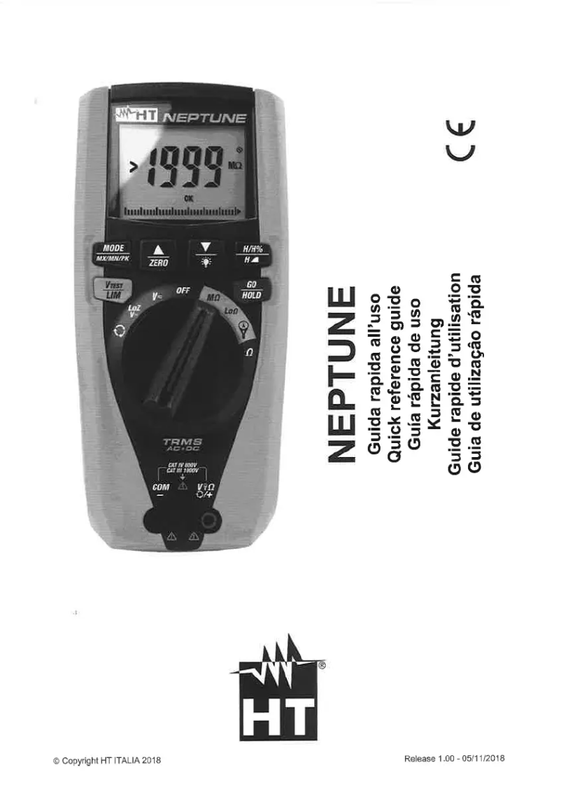 Image de la première page du manuel de l'appareil Neptune