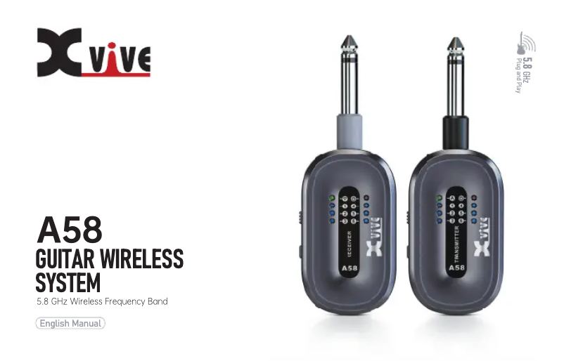 Page 1 de la notice Manuel utilisateur Xvive A58