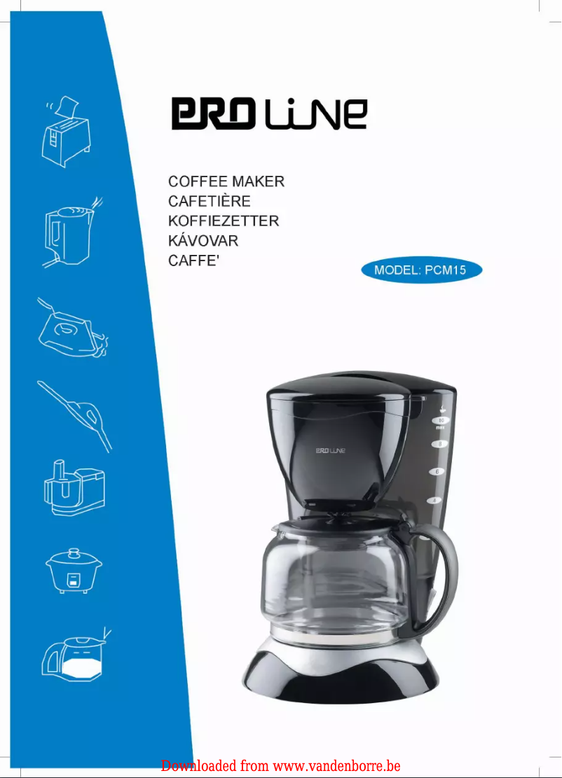 Image de la première page du manuel de l'appareil PCM15