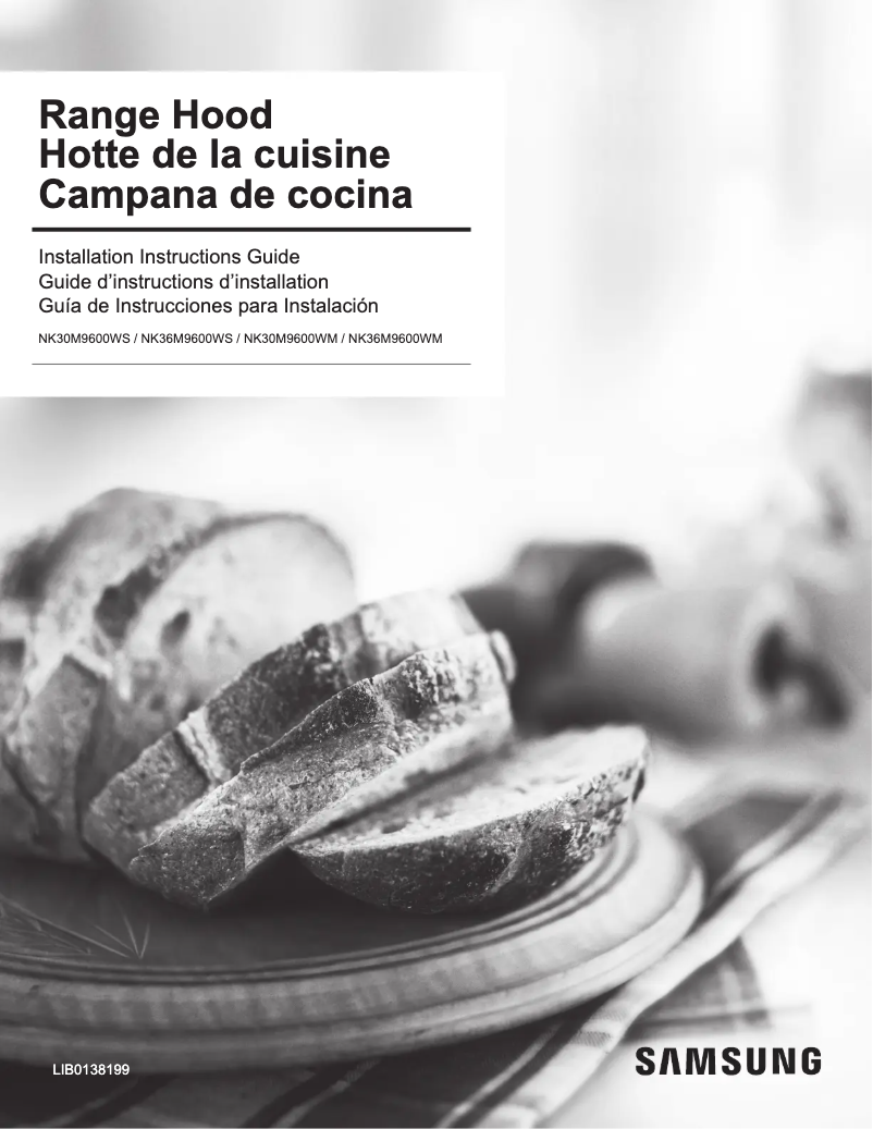 Page n°1 - Manuel utilisateur Samsung NK36M9600WS