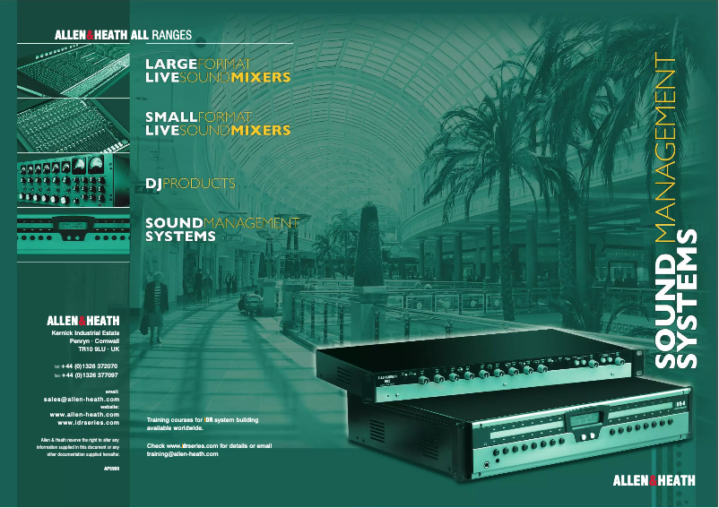 Page n°1 - Brochure Allen & Heath GR05