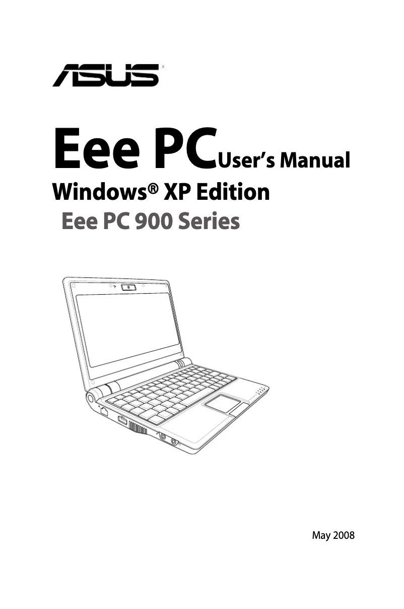Image de la première page du manuel de l'appareil Eee PC 900
