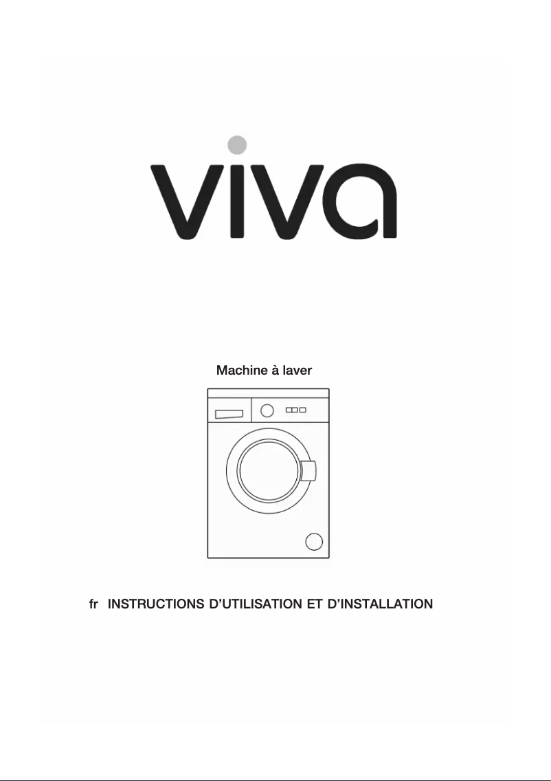 Page 1 de la notice Manuel utilisateur Viva WFV12A00FF