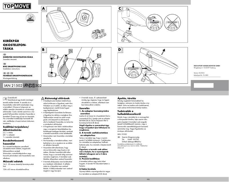 Image de la première page du manuel de l'appareil IAN 21502