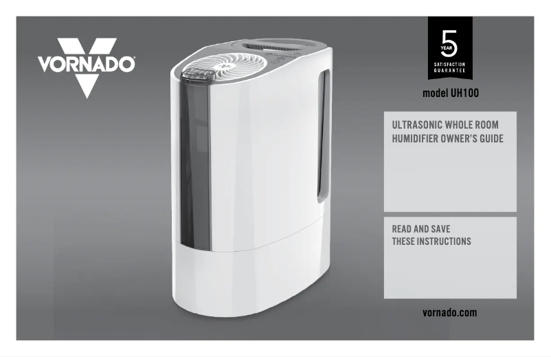 Página 1 del manual Manual de usuario Vornado UH100