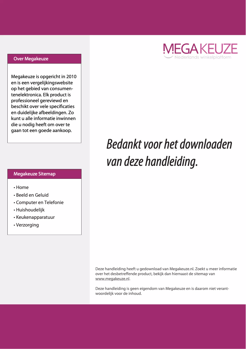 Página 1 del manual Manual de usuario AEG A 40110 GT