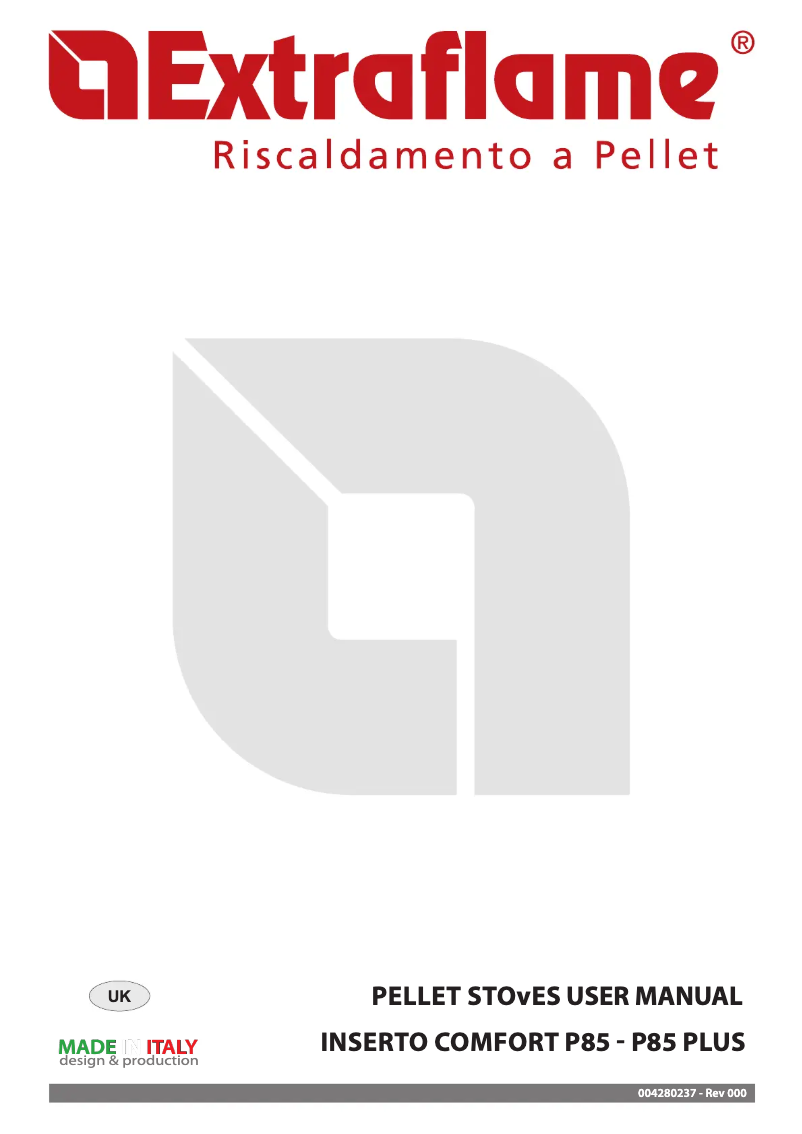 Página 1 del manual Manual de usuario La Nordica Comfort P85 Plus