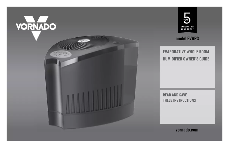 Página 1 del manual Manual de usuario Vornado eVap3